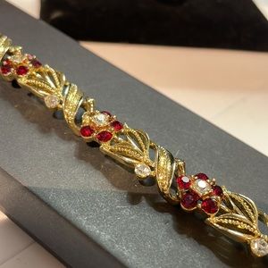 Lisner Rhinestone Bracelet 7”